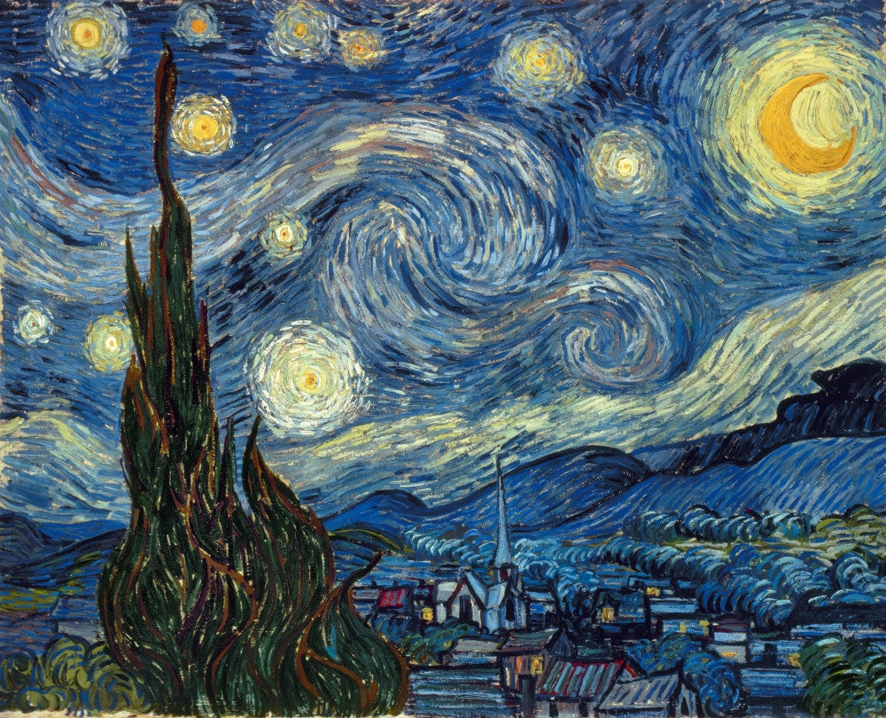 Van Gogh's Starry Night Fine Art Print | Posterazzi