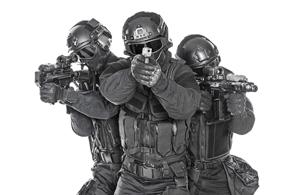 SWAT Police Special Forces Poster Print by Oleg Zabielin