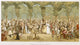 Palais Royal Garden Fine Art Lithograph Print, c. 1780