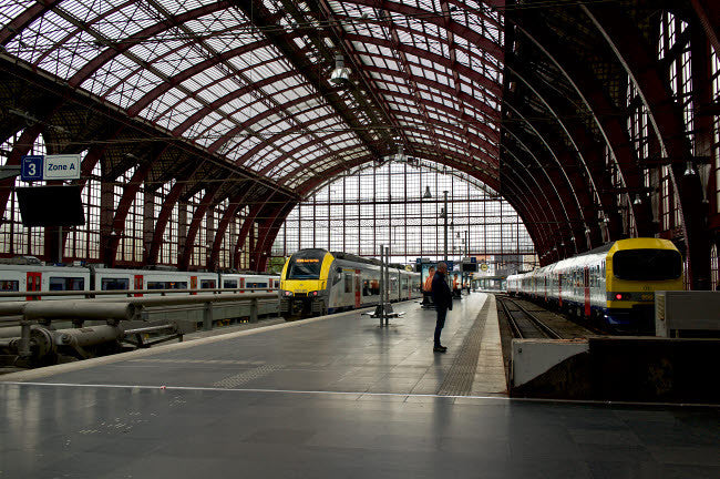 Centraal Station, Antwerp Fine Art Print by Michele Molinari