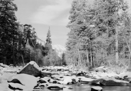 USA Yosemite National Park Winter Fine Art Print