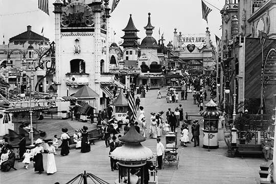 Luna Park at Coney Island Vintage Art Print by Buyenlarge