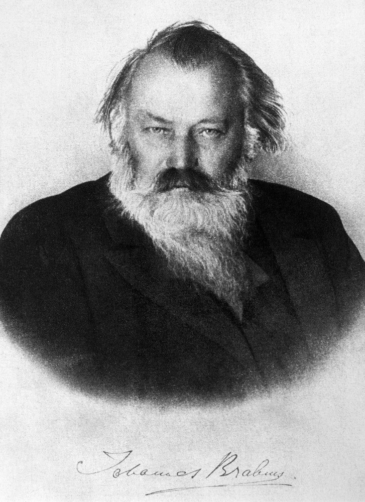 Johannes Brahms Fine Art Print - German Composer & Pianist (c. 1890) | Granger Collection