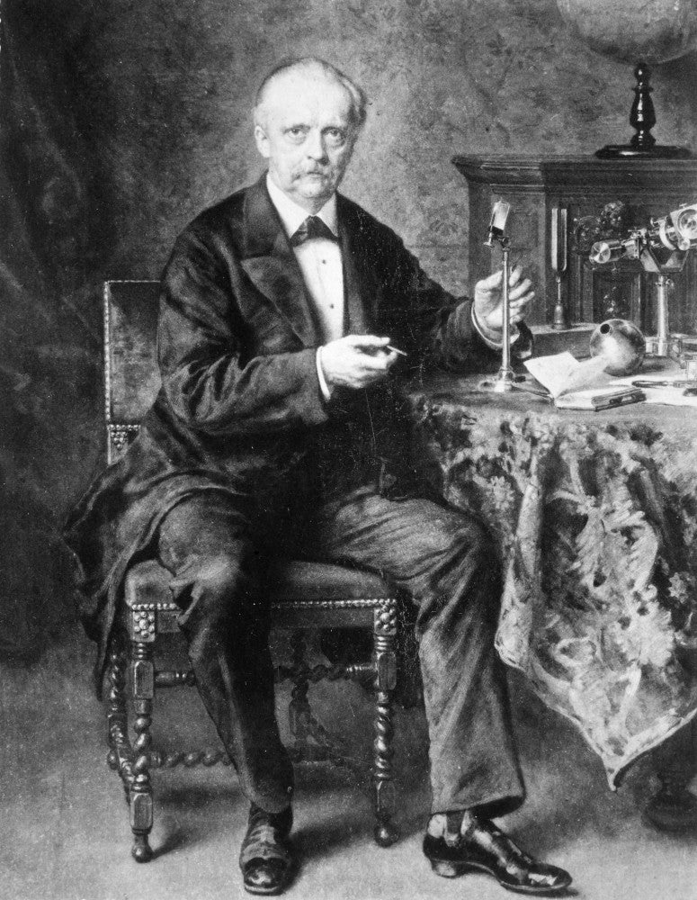 Hermann Von Helmholtz Fine Art Print by Ludwig Knaus - 1881