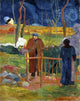 Bonjour, Monsieur Gauguin Fine Art Print by Paul Gauguin