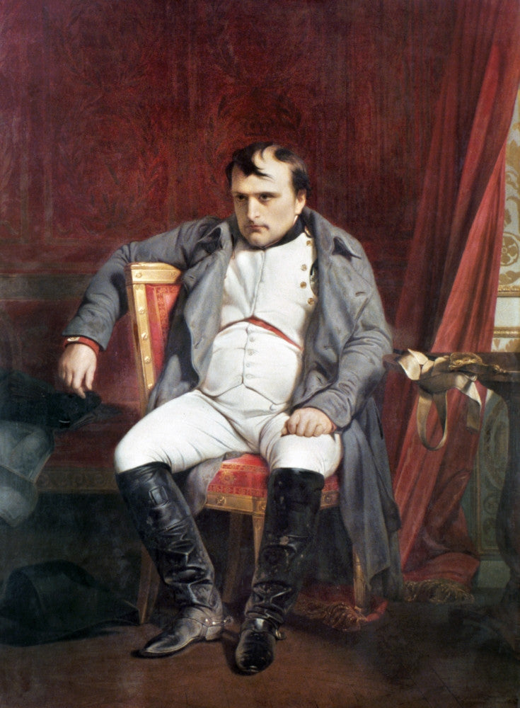 Napoleon's First Abdication at Fontainebleau Fine Art Print by Hippolyte-Paul Delaroche