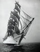 Tall Ship Sailing in the Sea Fine Art Print