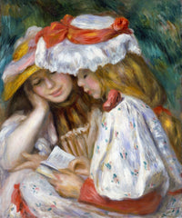 Renoir: Two Girls Reading Fine Art Print by Pierre-Auguste Renoir