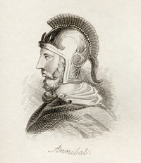 Hannibal the Great Fine Art Print from Crabbs Historical Dictionary