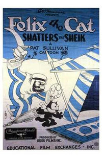 Felix the Cat Shatters the Sheik Movie Poster (11x17)