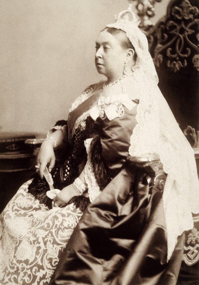 Queen Victoria of England Fine Art Print - 1887 Photograph