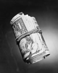 Close-up Money Fine Art Print - Bundle of Cash
