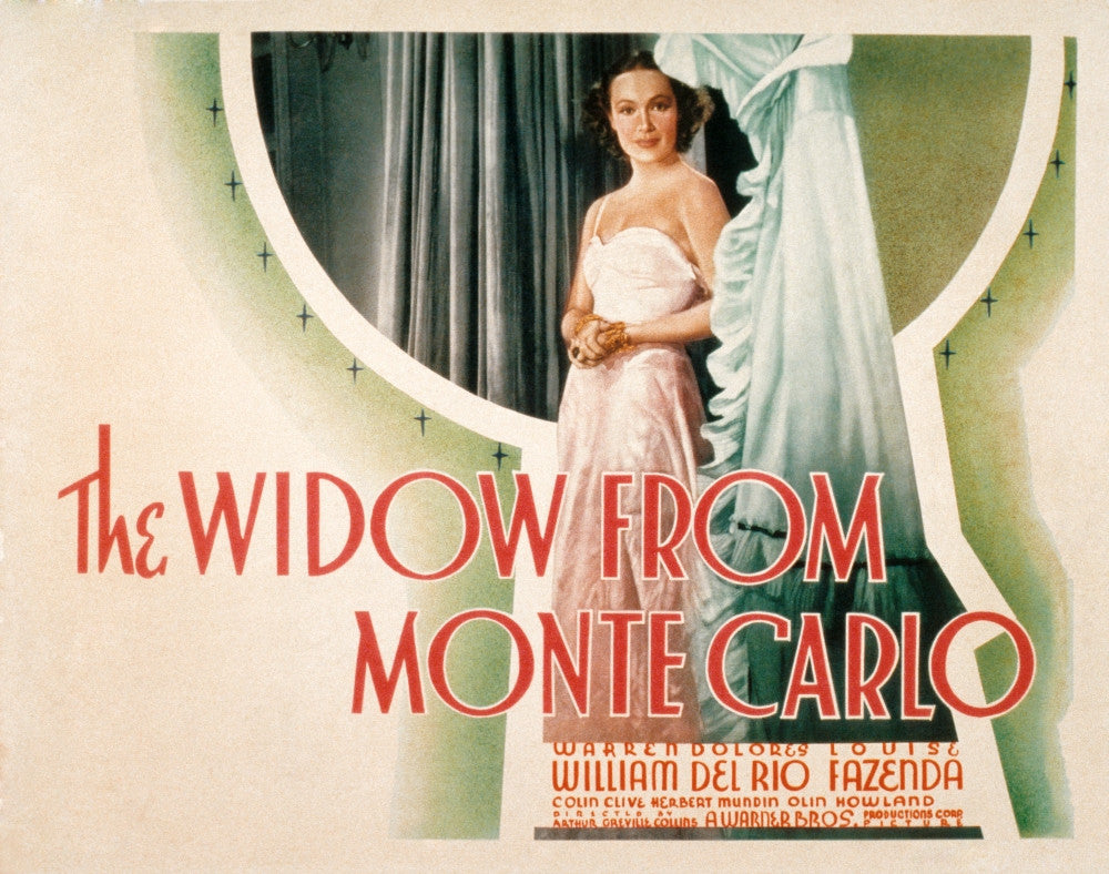 The Widow From Monte Carlo Fine Art Print - 1935 Movie Poster