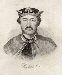 Richard I, King of England (1157-1199) Historical Print