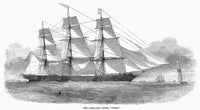 Clipper Ship 'Speedy' Wood Engraving Fine Art Print (1853)