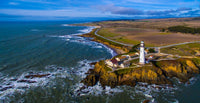 Elevated View of Pigeon Point Lighthouse Fine Art Print