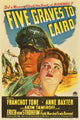 Five Graves to Cairo Movie Poster - 11x17 Print