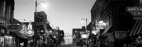 Beale Street at Dusk Poster Print by Panoramic Images - 8x10