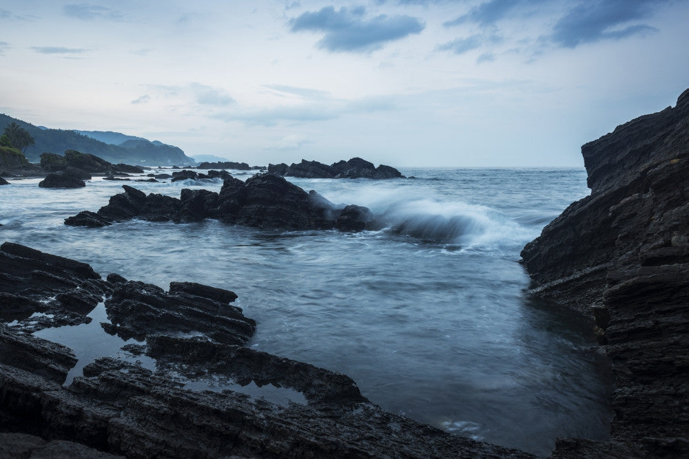 Waiao Beach Volcanic Landscape Fine Art Print by Luis Martinez
