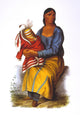 Chippewa Widow Lithograph Print (1836) by James Otto Lewis