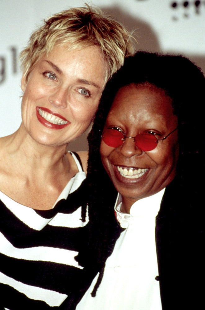 Sharon Stone and Whoopi Goldberg at the GLAAD Awards Photo Print