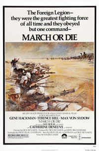 March Or Die Movie Poster Art Print - 1977 Film Masterprint