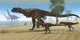 Carnotaurus Mother and Offspring Fine Art Print | Posterazzi