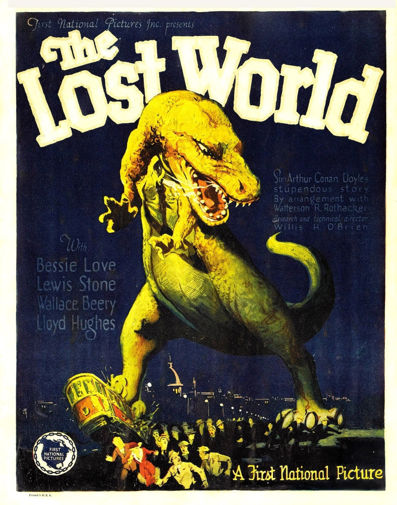 The Lost World 1925 Movie Poster Masterprint - Fine Art Print