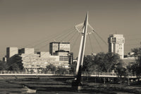 Keeper of the Plains Footbridge Art Print - Wichita, Kansas