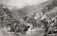 The Dash For Kimberley: 10th Hussars at Klip Drift - Fine Art Print
