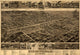 Birmingham, Alabama Historical Map Lithograph Print - 1885