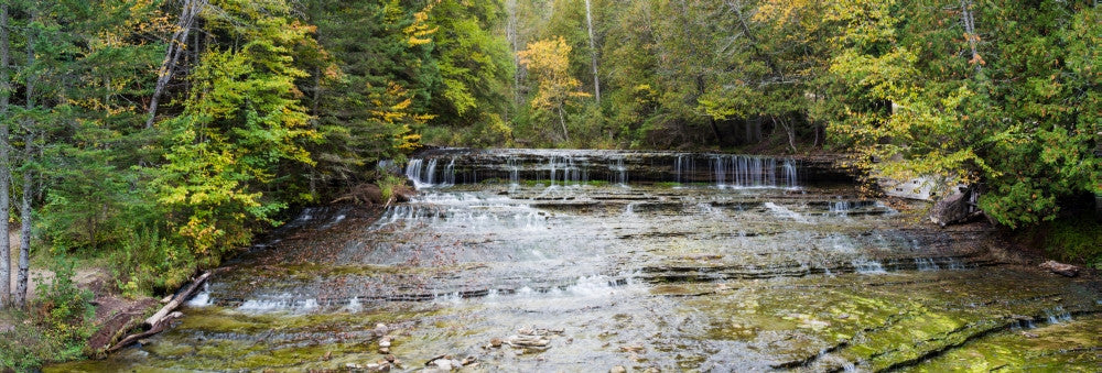 Au Train Falls Waterfall Fine Art Print - Munising, Michigan