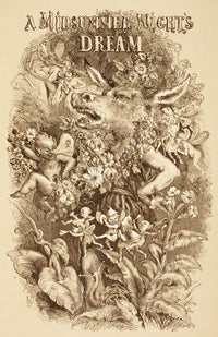 A Midsummer Night's Dream Illustration by Sir John Gilbert - Fine Art Print