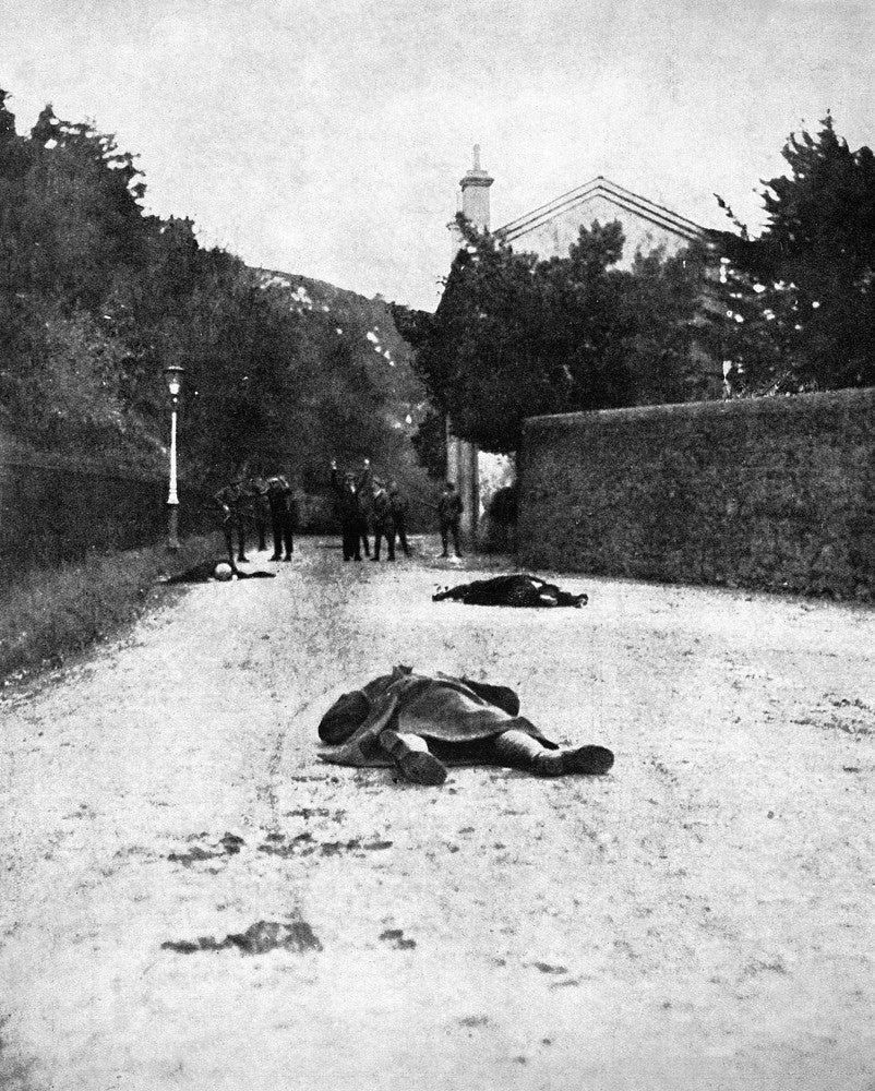 Bloody Sunday 1920 Fine Art Print - Historical Street Battle Scene