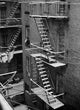 Fire Escape of a Residential Building Fine Art Print