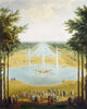 Louis XIV Surrounded by His Court at the Pool of Apollo Fine Art Print by Jean-Baptiste Martin