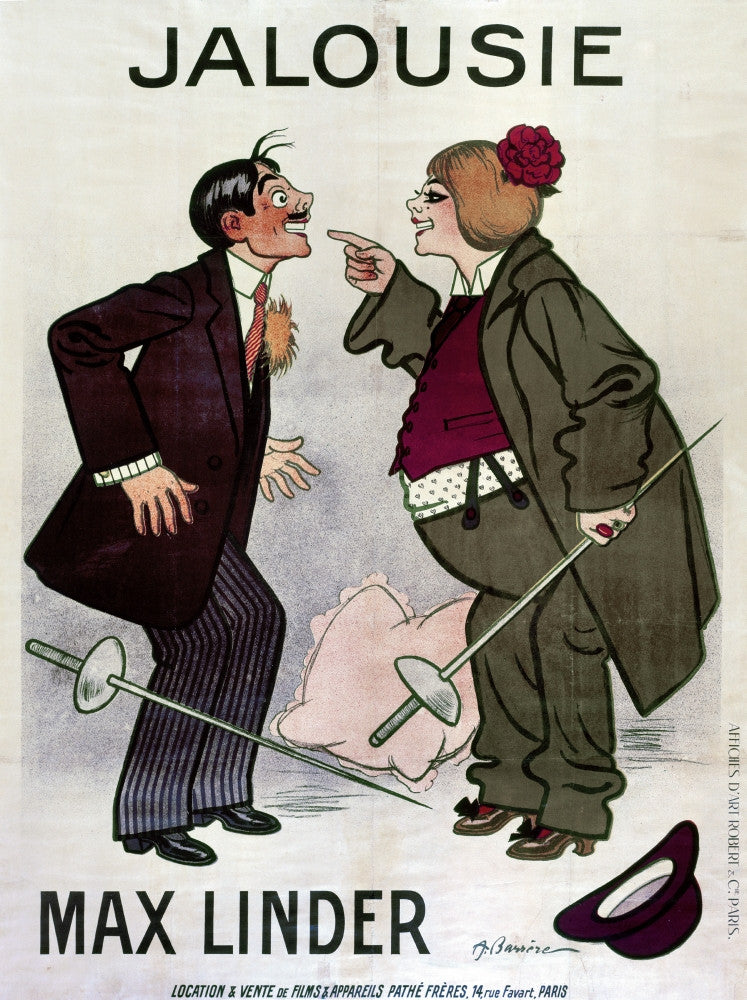 Jealousy (1914) French Silent Film Poster Print by Granger Collection