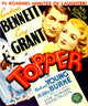 Cary Grant and Constance Bennett 'Topper' Movie Poster Print (1937)