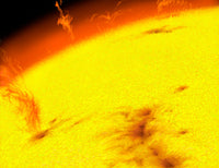 The Turbulent Surface of Our Sun Fine Art Print by Ron Miller