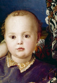 Eleonora di Toledo Fine Art Print by Agnolo Bronzino (Detail 1503-1572)