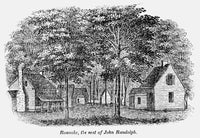 Roanoke, Virginia Wood Engraving Fine Art Print - 1856