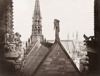 Notre Dame Cathedral Fine Art Print - Paris, C1860 by Charles Marville
