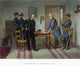 Appomattox Court House Surrender 1865 Steel Engraving Poster Print