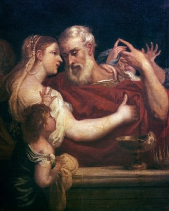 Anthony & Cleopatra Fine Art Print by Padovanino - Staatsgalerie