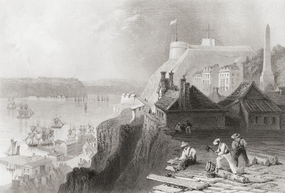 The Citadelle, Cap Diamant in Quebec City - Fine Art Print