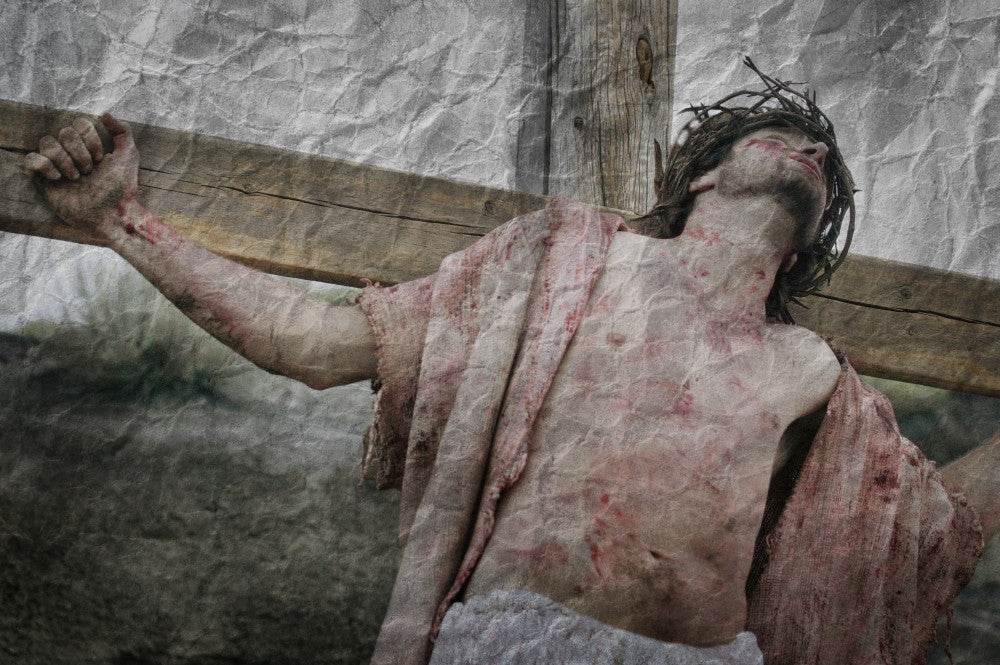 Jesus Dying On The Cross Fine Art Print by Don Hammond