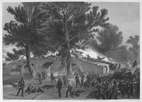 Civil War Antietam Charge Fine Art Print - Granger Collection