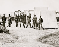 Petersburg, Virginia Federal Camp Soldiers Boxing Poster Print