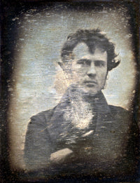 Robert Cornelius Self-Portrait Daguerreotype Fine Art Print (1839) | Granger Collection