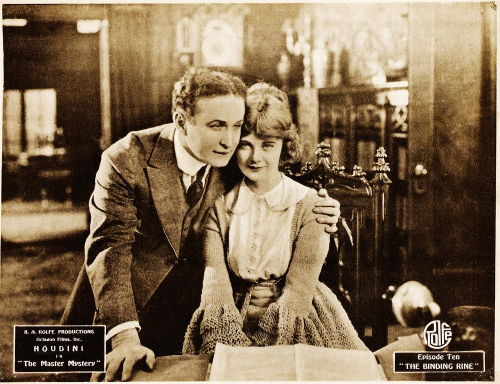 The Master Mystery Movie Poster Print Featuring Harry Houdini | Posterazzi